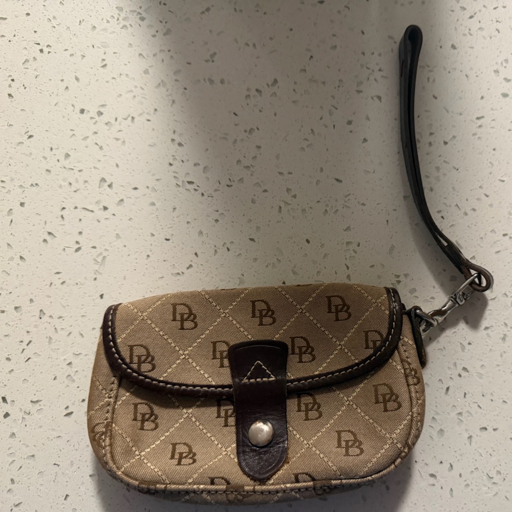 Dooney & Bourke Brown Wristlet